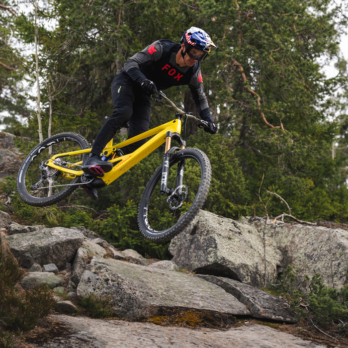 MTB Cyclist on Orbea Wild LT