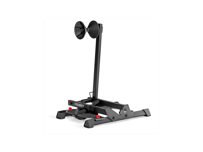 product image of an e-bike ready storange stand, against a white background (front, open)