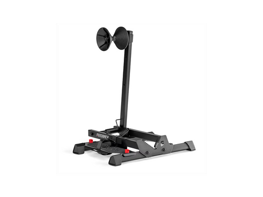 product image of an e-bike ready storange stand, against a white background (front, open)