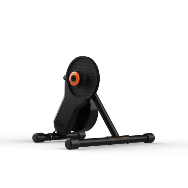 JetBlack Victory smart trainer angled slightly left on white background