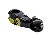 Front product image of the Trek Diamant Villiger adjustable threadless stem in 108 mm, shown on a white background with clamp and pivot hardware visible.
