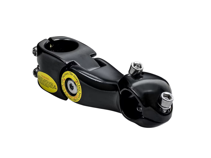Front product image of the Trek Diamant Villiger adjustable threadless stem in 108 mm, shown on a white background with clamp and pivot hardware visible.