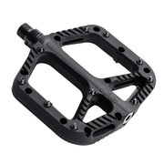 Black bicycle pedal on a white background