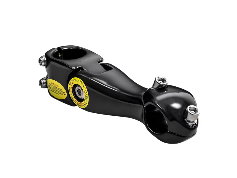Front product image of the Trek Diamant Villiger adjustable threadless stem in 128 mm, shown on a white background with clamp and pivot hardware visible.