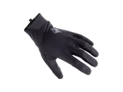 Fox Racing Ranger Fire Mountain Bike Gloves, back-of-hand view with Fox Racing logo detail, extended cuff and visible stitching on a transparent background