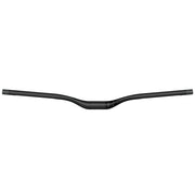 Black bicycle handlebar on a white background