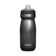Black CamelBak water bottle on a white background