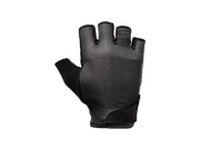 Black glove with mesh design on a white background