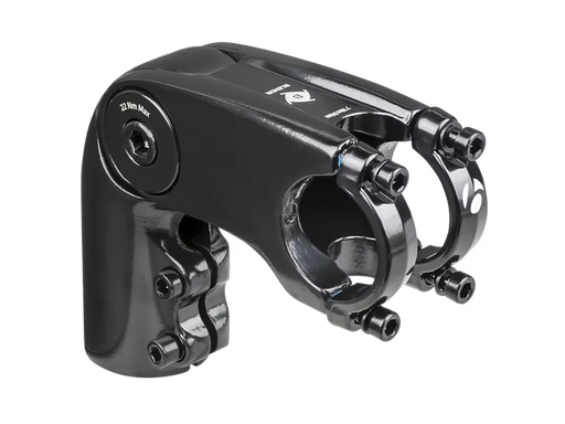 Front view of the 85 mm adjustable stem with the clamp tip on the right side.