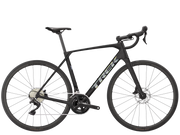 Trek Domane SL 4 Gen 5 road bike in Matte Deep Smoke, full side view showing Trek frame, handlebars, saddle, drivetrain, and wheels