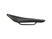A matte black bicycle saddle with a low-profile curved design and a visible ARGO logo on the right side, shown against a solid white background.