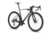 Black bicycle with 'Argon 18' branding on a white background