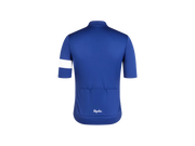 Rapha Core Cycling Jersey, men’s, navy, back view product shot / Maillot de cyclisme Rapha Core pour homme, bleu marine, vue arrière en photo produit