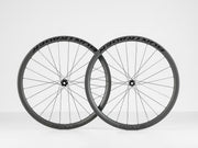 Two bicycle wheels with 'HED' branding on a white background