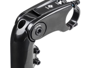 Rear view of the 85 mm adjustable stem showing the steerer end, tip on the right.