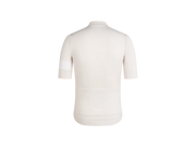 Rapha Core Men’s Cycling Jersey, White, back view product shot / Maillot de cyclisme Rapha Core pour homme, vue arrière en photo produit