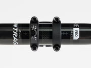 Bontrager Elite Blendr stem close-up showing Blendr integration and stem markings