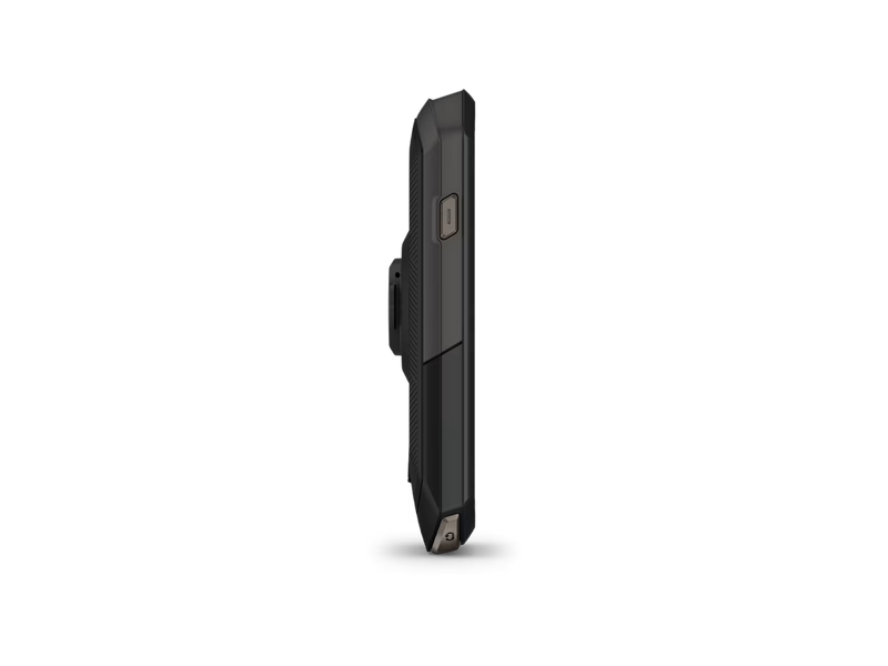Garmin Edge 1050 GPS cycling computer, side profile view showing mounting interface