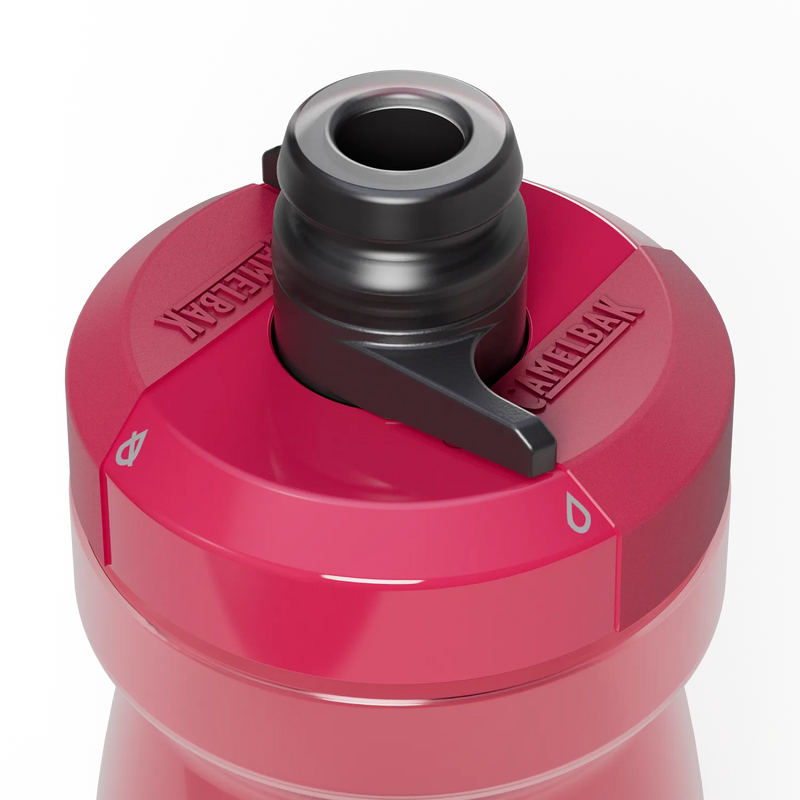 Pink Water Bottle with Logo