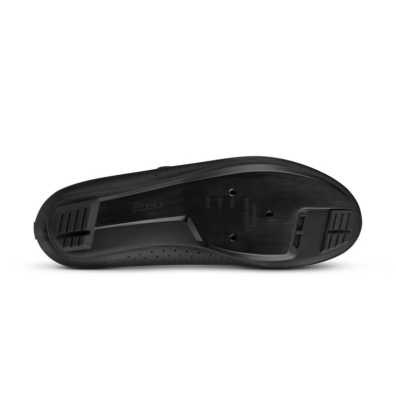 Black shoe sole on a white background
