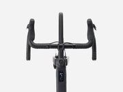 Product image of Trek road ebike Domane+ ALR 5 in black, close up on handlebar