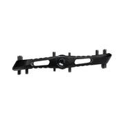 Black car wiper blade on a white background