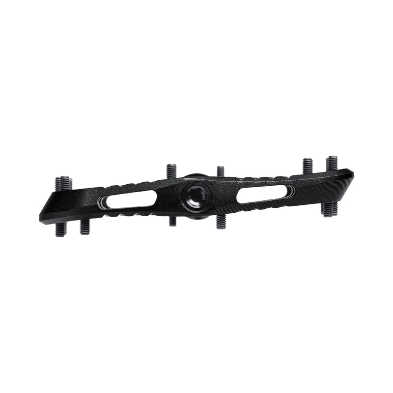 Black car wiper blade on a white background