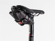 Spring Roll seat bag rolled up and mounted under the saddle using the BOA Closure System.