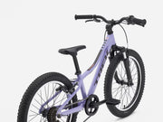 Light Purple children's bicycle on a white background