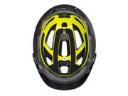 Yellow and black helmet on a transparent background