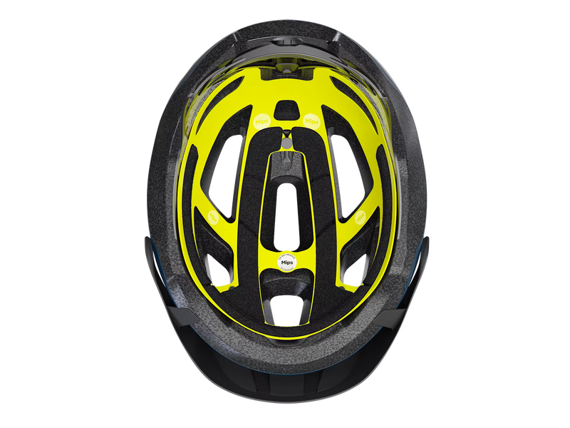 Black and yellow helmet on a transparent background