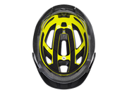 Yellow and black helmet on a transparent background