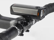 Bontrager Elite Blendr stem with Blendr-compatible front light mounting example