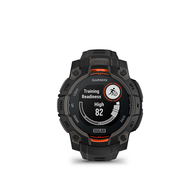 Garmin smartwatch on a white background