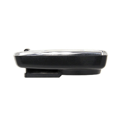 bottom side view of cycling computer