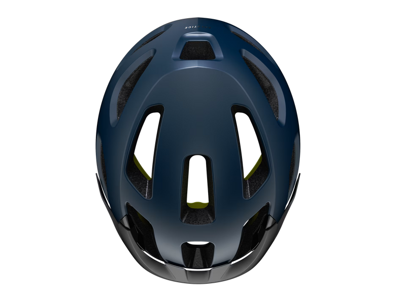 Dark blue helmet on a transparent background