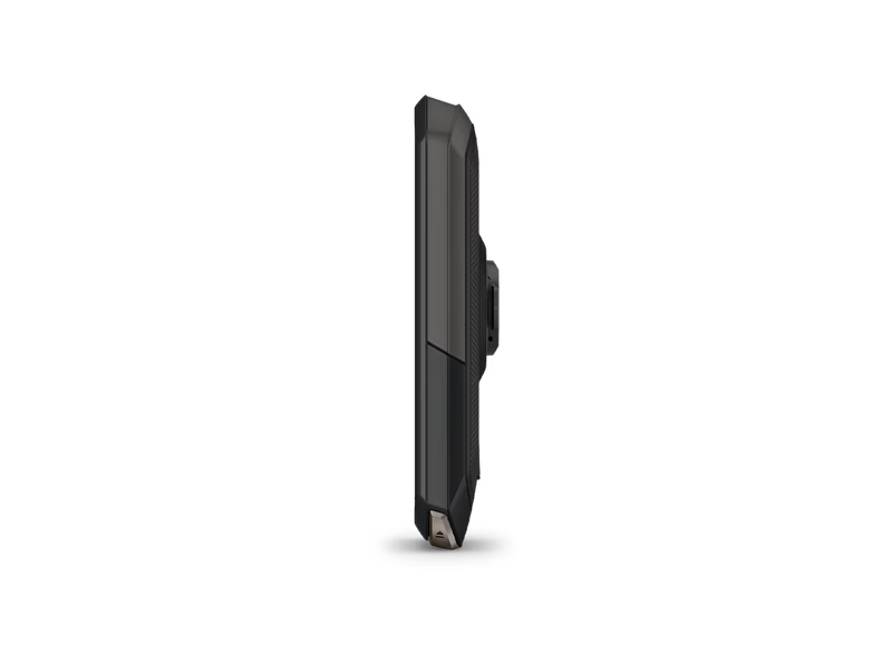 Garmin Edge 1050 GPS cycling computer, side profile view showing mounting interface