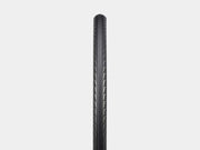 side view of tire, product image against a white background