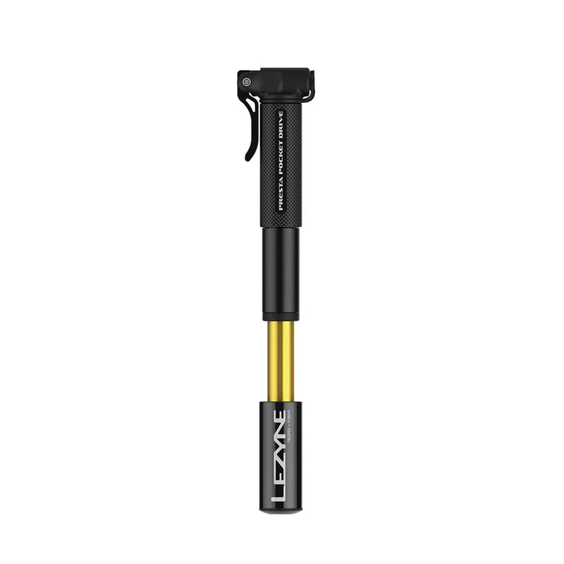 Lezyne PRESTA POCKET DRIVE Pompe 145mm 160psi Noir