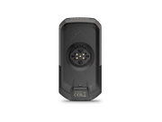 Garmin Edge 1050 GPS cycling computer, rear view showing integrated mount and textured housing