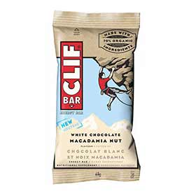 CLIF, ENERGY BAR, WHITE CHOCOLATE AND MACADEMIA NUT