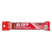 Clif Bloks energy product packaging for Strawberry