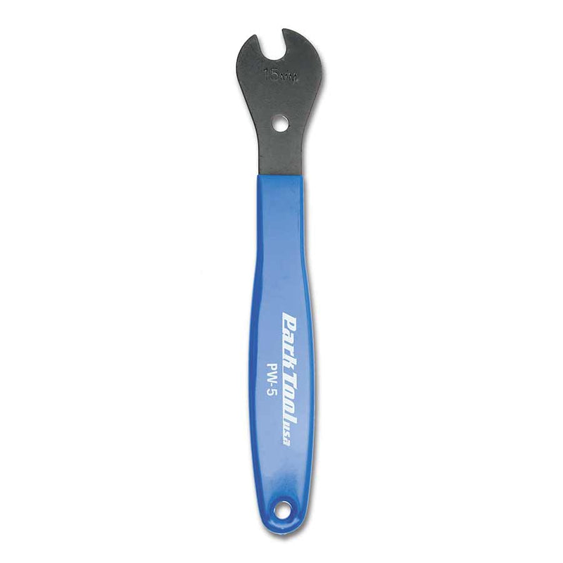 Blue and black tool with 'Park Tool'  and PW-5 branding on a white background