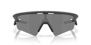 Sunglasses with a reflective lens on a transparent background