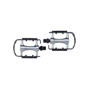 Pair of bicycle pedals on a white background