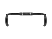 Front‑facing product image of the Bontrager Pro IsoCore VR‑CF Road Handlebar, showing the full carbon bar shape and flare against a white background.