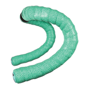 Green textured handlebar wrap on a white background