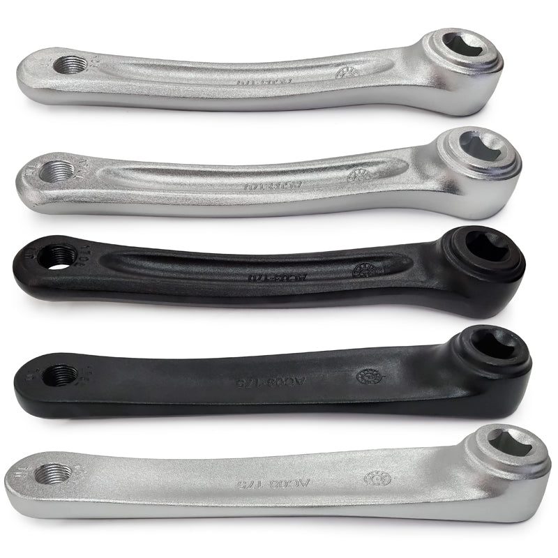 Bras De Pedalier Noir Alloy 175Mm