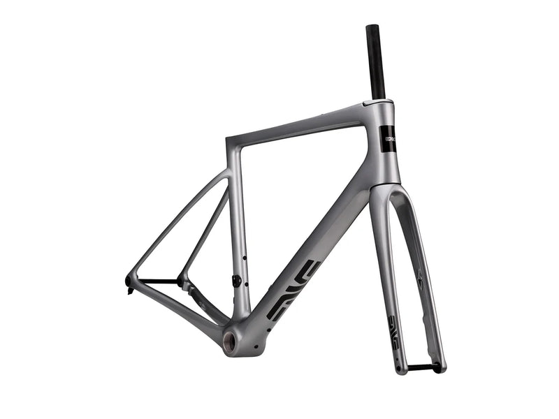 ENVE Fray all-road carbon frameset in GT Silver front three-quarter view