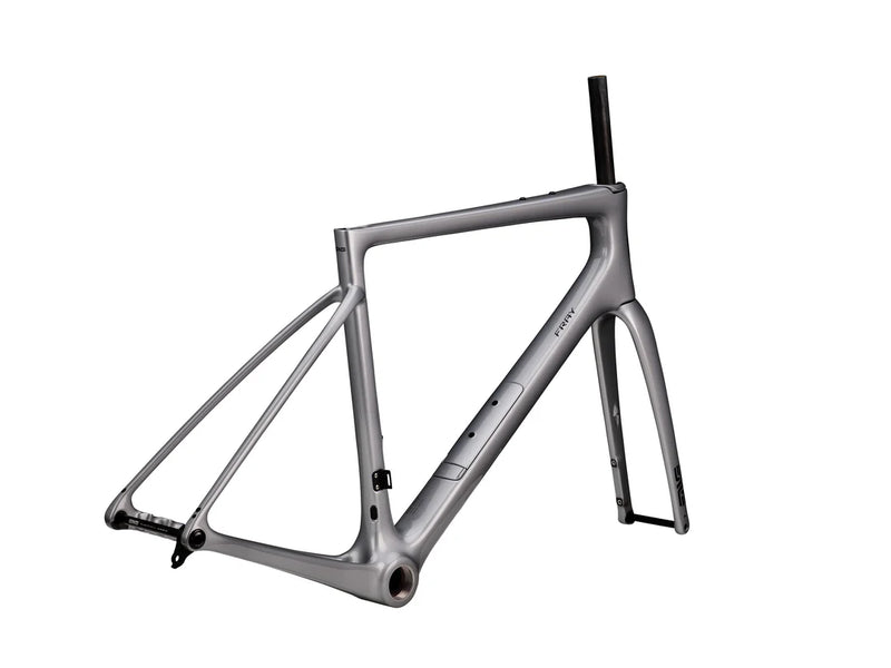ENVE Fray all-road carbon frameset in GT Silver rear three-quarter view